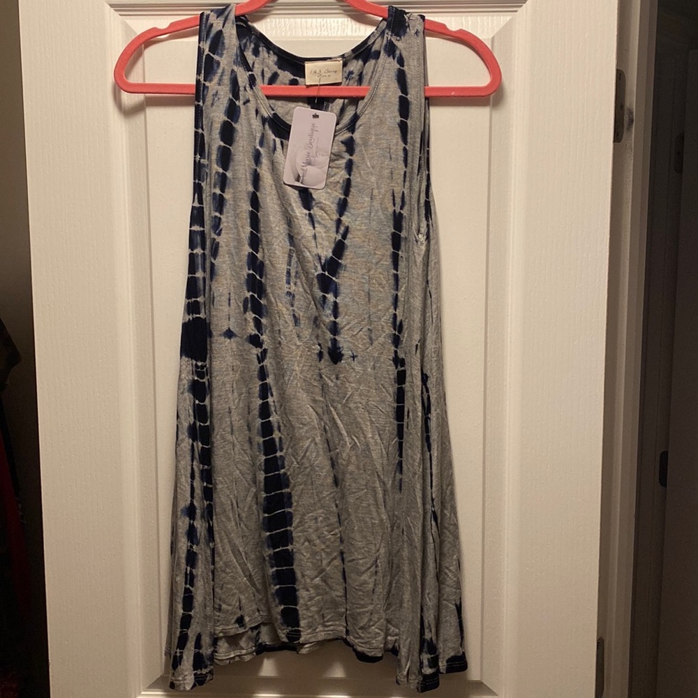 Tie dye sleeveless dress - Medium